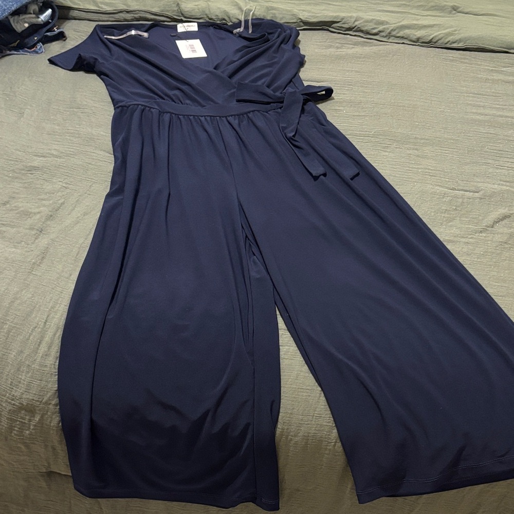 Elegant Navy Blue Jumpsuit